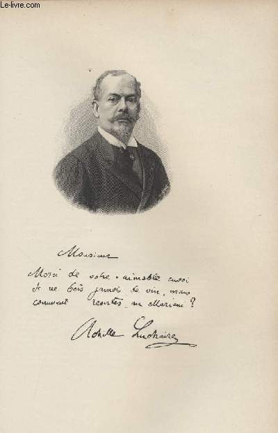 FIGURES CONTEMPORAINES tires de l'Album Mariani. ACHILLE LUCHAIRE