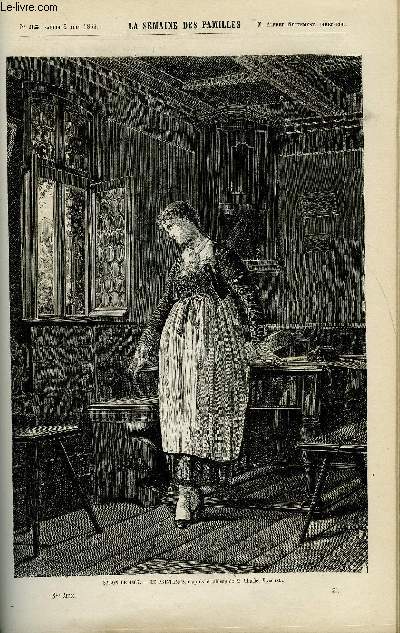 LA SEMAINE DES FAMILLES 8EME ANNEE N35 - SALON DE 1866 III DE ALFRED NETTEMENT, UNE HISTOIRE INTIME DE CALIXTE VALAUGUY, BIBLIOGRAPHIE - LES RAVAGEURS DES FORETS, GUIDE DU FORESTIER, LE MOUVEMENT AGRICOLE DE FELIX-HENRI, LA FETE DE JEANNE D'ARC DE L.B.
