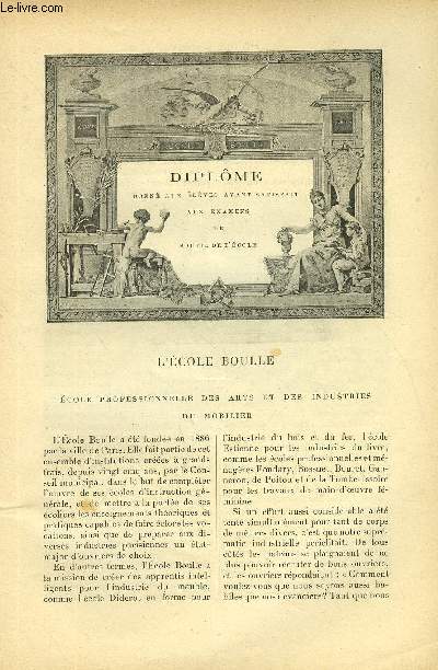 LE MONDE MODERNE TOME 4 - L'ECOLE BOULLE