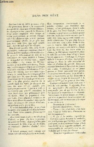 LE MONDE MODERNE TOME 10 - DANS SON REVE
