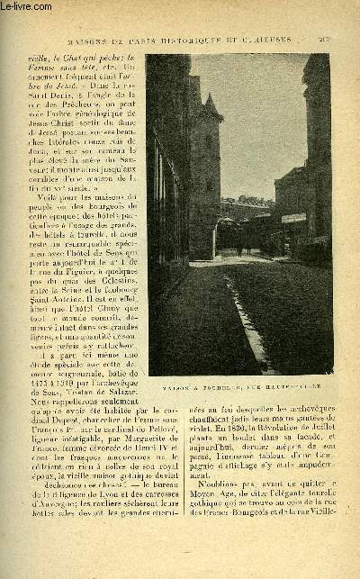 LE MONDE MODERNE TOME 13 - MAISONS DE PARIS HISTORIQUES & CURIEUSES