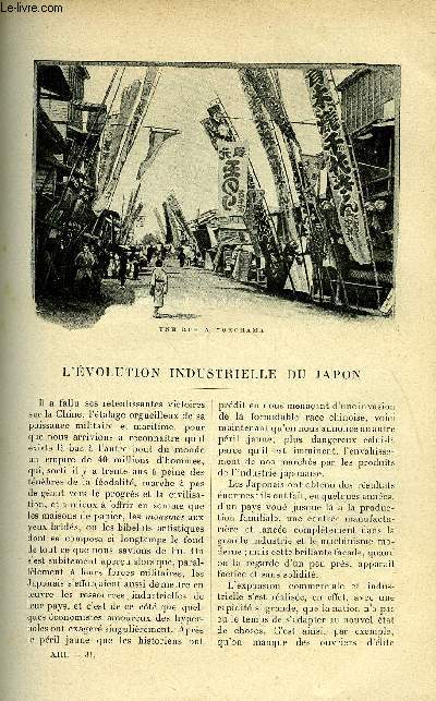 LE MONDE MODERNE TOME 13 - L'EVOLUTION INDUSTRIELLE DU JAPON