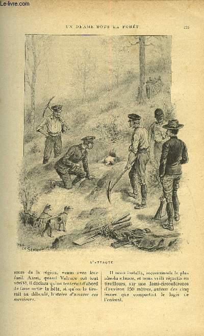 LE MONDE MODERNE TOME 15 - UN DRAME SOUS LA FORET