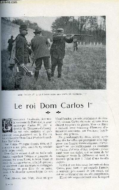 LE MONDE MODERNE TOME 25 - LE ROI DOM CARLOS 1er