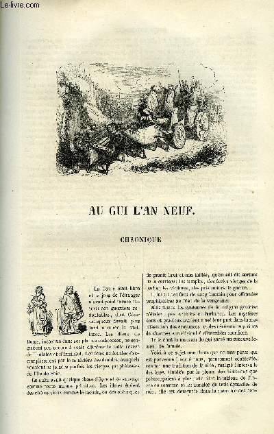 EXTRAIT DE LA REVUE PITTORESQUE, MUSEE LITTERAIRE ILLUSTRE PAR LES PREMIERS ARTISTES TOME 4 - AU GUI L'AN NEUF, LE BONHOMME LAZARILLE