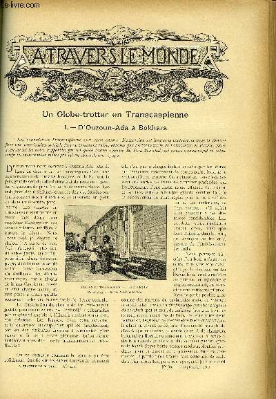 A TRAVERS LE MONDE N 36 - Un globe-trotter en Transcaspienne, En savoie a bicyclette - D'Annecy au col des Aravis, Le lieutenant Peary au Groenland, Expditions astronomique dans l'ocan Boral