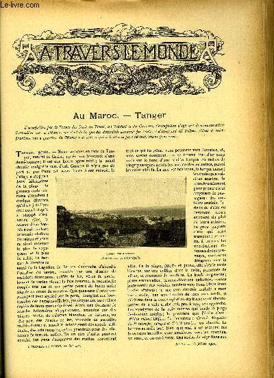 A TRAVERS LE MONDE N 30 - Au Maroc - Tanger, Aux Indes occidentales - La Martinique, Les causes du soulvement chinois