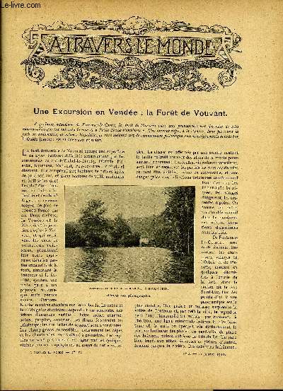 A TRAVERS LE MONDE N 2 - Une excursion en Vende : La foret de Vouvant, La chasse aux antiquits en Egypte, La question de l'Ouenza va-t-elle recevoir une solution ?, Les claireurs de France, La bombe de Delhi et le nationalisme aux Indes