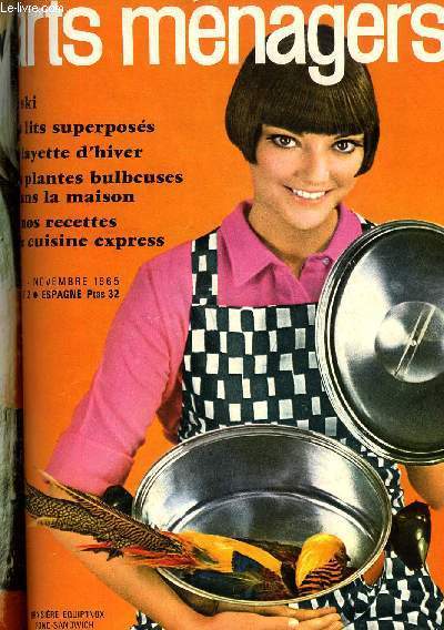 ARTS MENAGERS N 191 - Dit en passant par Marcelle Auclair, Nos dcorateurs chez eux : chez Jacques Hauville, la maison aux ides par Josette Mlze, Les lits superposs par Jeanne Couturier, Layette d'hiver par Lucienne Monnier, Une table en carreaux