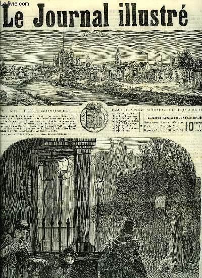 LE JOURNAL ILLUSTRE N 49 - Amiens par Jacques Bonus, Les aventures de Pitanchu crites par tout le monde par H. de Hem, Les garotters par Emile de la Bdollire, D'aprs Gavarni par Charles Monselet, Sculpture ethnographique - M. Cordier par Marc