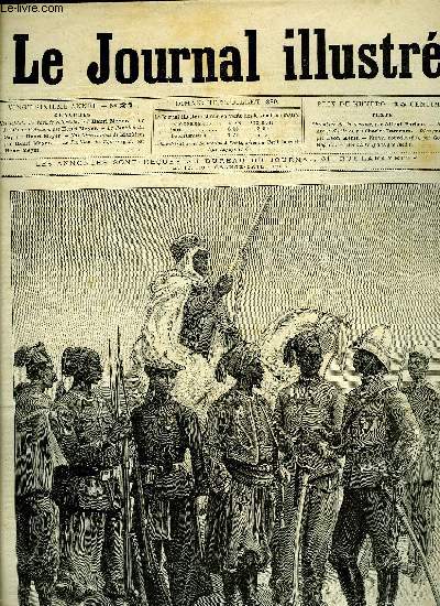 LE JOURNAL ILLUSTRE N 27 - Nos soldats de l'arme coloniale par Henri Meyer, Le Palais de l'Annam par Henri Meyer, Le pavillon du Gaz par Henri Meyer, Le pavillon du Niacaragua par Henri Meyer, Vanit (fin) par Georges Rgnal