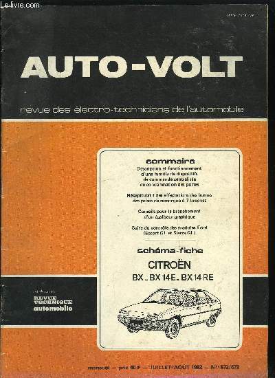 AUTO-VOLT N572/573 - Les fluctuations des quilibres thermiques, La commande centralise de condamnation des portes, Normalisation : Rcapitulatif des affectations de bornes sur les prises de remorques a 7 broches, Perkins : le moteur G 4.23 6 a nergie