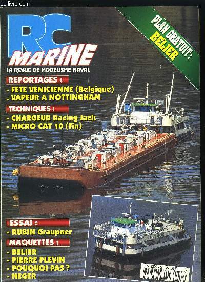RC MARINE N 58 + PLAN - Saint point 95, Nottingham, Navig'aix, Bourges, Courcouronnes, La venitienne, Belier, Pierre Pleven, Pourquoi pas ?, Neger, Multi chargeur AC/DC, Micro cat 10