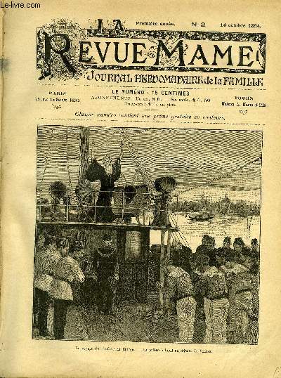 LA REVUE MAME N 2 - Le pauvre par Arthur Loth, Un fabliau par Lon Gautier, Tremor aux mains rouges (suite) par Henry de Brisay, En Tunisie par Gaston Vuillier, La destine d'Isabelle (suite) par Marguerite Levrayn La discipline prussienne par H. de B.