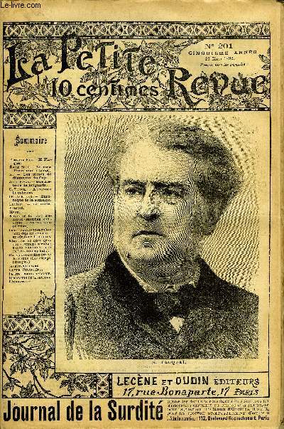 LA PETITE REVUE N 201 - M. Floquet par Fernand Hue, Le voeu d'une morte (suite) par Emile zola, Les mines de diamants du Cap par X, Une histoire de brigands par Jules Simon, A travers la science par G. Vitoux