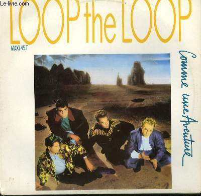 DISQUE MAXI 45 T COMME UNE AVENTURE HOMMAGE AU VOL DE NUIT DE ST EXUPERY.