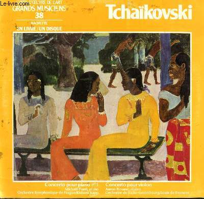 DISQUE VINYLE 33T CONCERTO POUR PIANO N1 / CONCERTO POUR VIOLON.