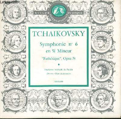 DISQUE VINYLE 33T SYMPHONIE N6 EN SI MINEUR OPUS 74 