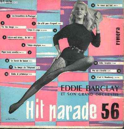 DISQUE VINYLE 33T LES LAVANDIERES DU PORTUGAL, UN P'TIT PEU D'ARGENT, TIC TAC TANGO, CORPS A CORPS, LAISSE-MOI REVER... DE TOI, TANGO MAGIQUE, PAPA LOVES MAMBO, LA DANSE DU BAISER, LE TANGO DE L'ELELPHANT, ENFIN LE PRINTEMPS, JOLIE BRUYERE.