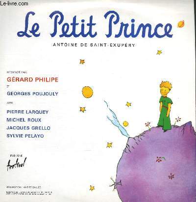 DISQUE VINYLE 33T LE PETIT PRINCE.