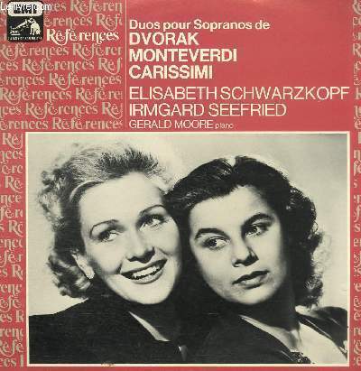 DISQUE VINYLE 33T DUOS POUR SOPRANOS.