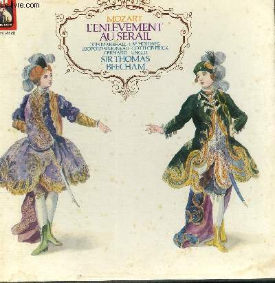 DISQUE VINYLE 33T THE MAGIC FLUTE.