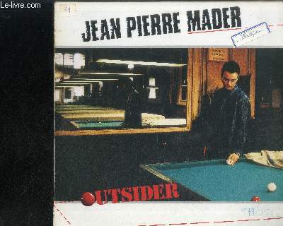 DISQUE VINYLE 33T : OUTSIDER - Outsider dans son coeur, Sur l'ordinateur, Etranger, Obsession, Souvenirs, City by night, Blockhaus dancing, Data Error, Nuit de blues