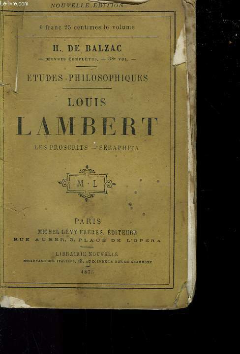 LOUIS LAMBERT.
