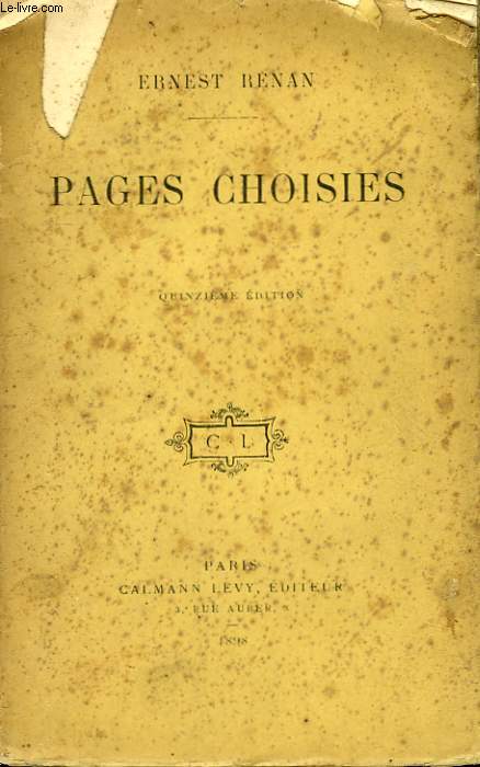 PAGES CHOISIES.