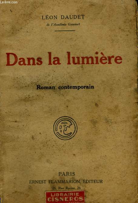 DANS LA LUMIERE.