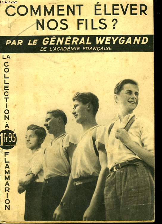 COMMENT ELEVER NOS FILS ? LA COLLECTION A 1FR95.