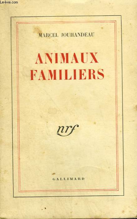 ANIMAUX FAMILIERS.