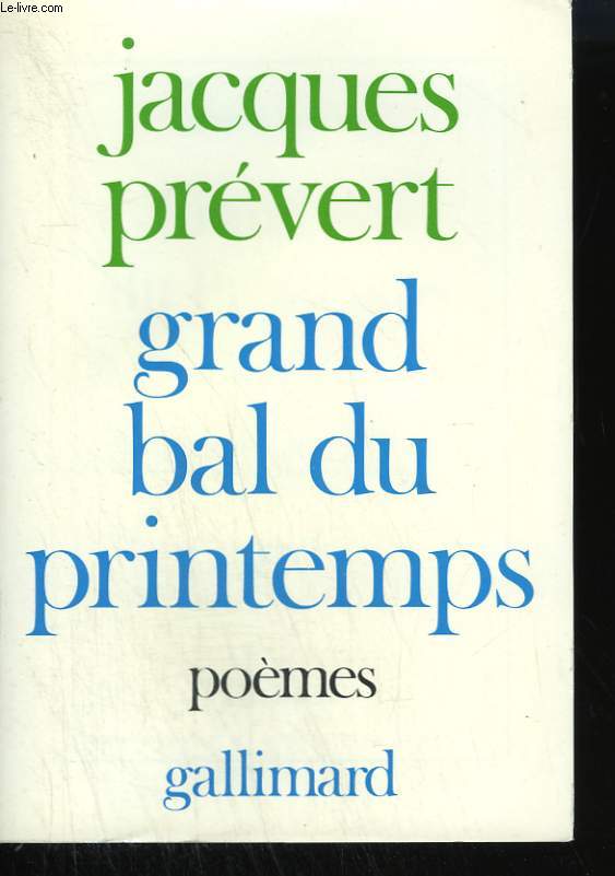 GRAND BAL DU PRINTEMPS SUIVI DE CHARMES DE LONDRES. POEMES.