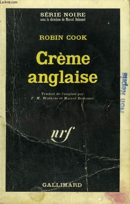CREME ANGLAISE. COLLECTION : SERIE NOIRE N 1042