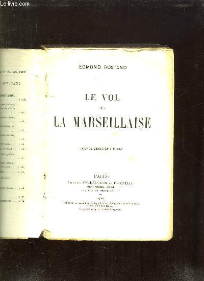 LE VOL DE LA MARSEILLAISE.