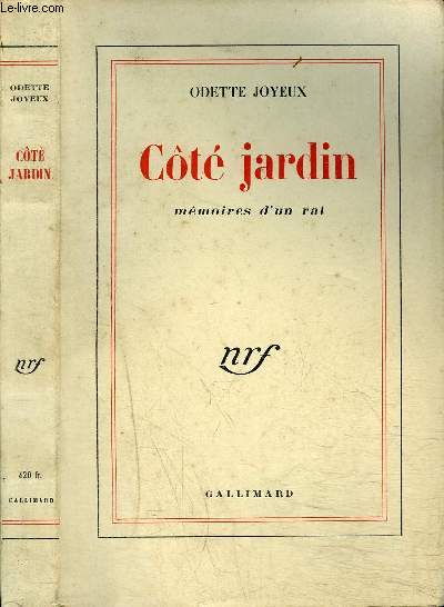 CTE JARDIN : MEMOIRES D'UN RAT