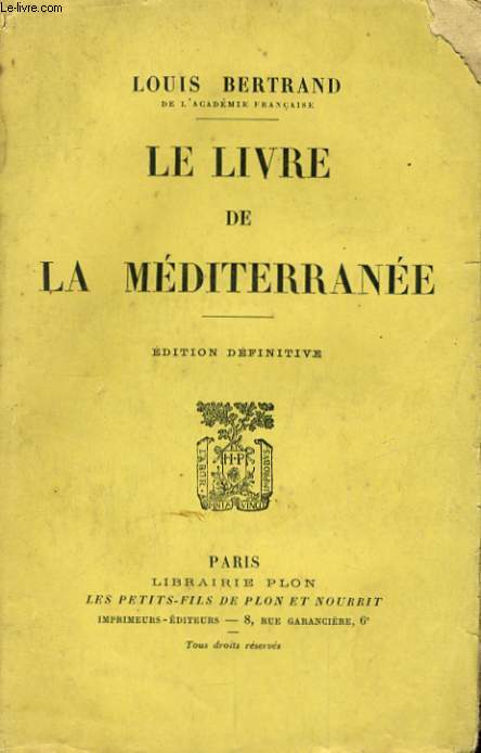 LE LIVRE DE LA MEDITERRANEE