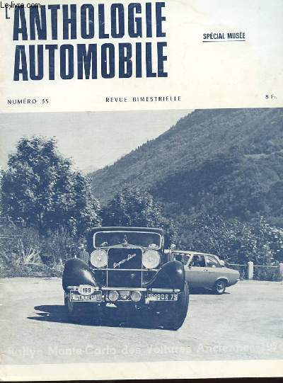 L'ANTHOLOGIE DE L'AUTOMOBILE N35 - SPECIAL