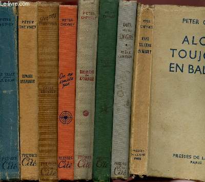 LOT DE 8 LIVRES : DONT SOMMAIRE EN NOTICE :  Sommaire des titres : Alors, Toujours en balade ? - Duel dans l'ombre - Les toiles se cachent - Hros de l'ombre - On ne s'embte pas - Sinistres rendez-vous - Sombre interlude - Le valet prend la dame