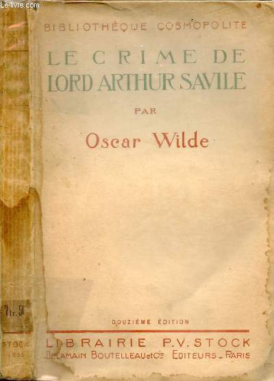 LA CRIME DE LORD ARTHUR SAVILE
