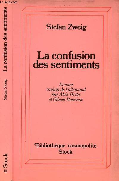 LA CONFUSION DES SENTIMENTS