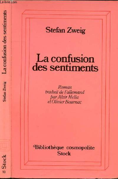 LA CONFUSION DES SENTIMENTS