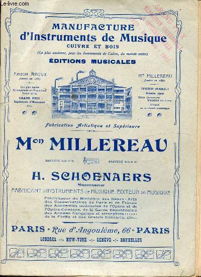 MANUFACTURE D'INSTRUMENTS DE MUSIQUE - CUIVRE ET BOIS - MON MILLEREAU