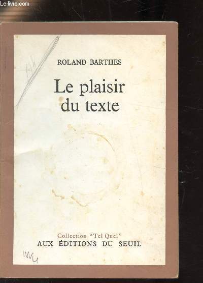 LE PLAISIR DU TEXTE