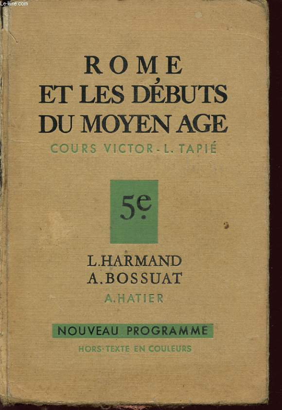 ROME ET LES DEBUT DU MOYEN AGE 5e