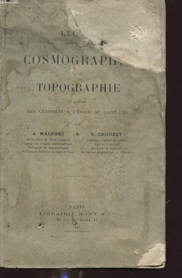 LECONS DE COSMOGRAPHIE ET DE TOPOGRAPHIE