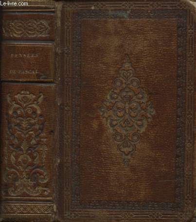 PENSEES DE BLAISE PASCAL 2 TOMES EN UN SEUL VOLUME
