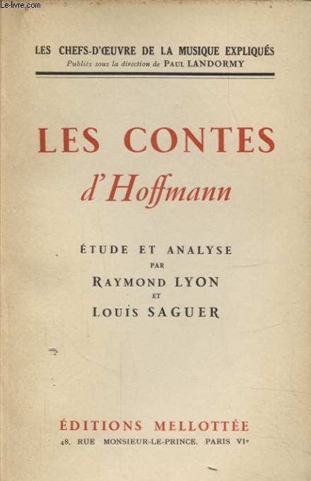 LES CONTES D HOFFMANN