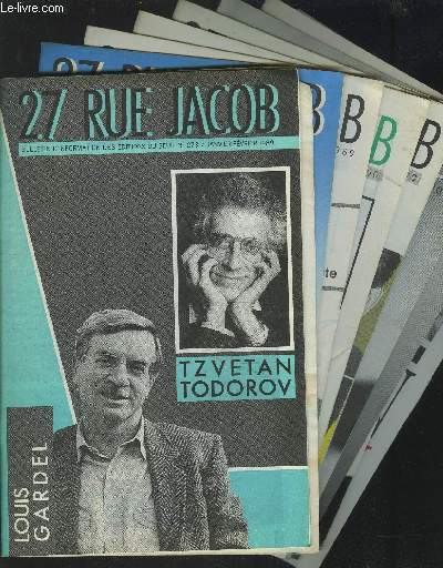27 RUE JACOB - 24 BULLETIN D'INFORMATION : N273  275 + 277  280 + 282, 283, 285,287, 288, 290, 292  295, 297, 300, 303  307 - Tzvetan Todorov + Franoise Dolto + Andre Sakharov + Hubert Reeves + Decoin / Ben Jelloun + Jean Lacouture..etc.