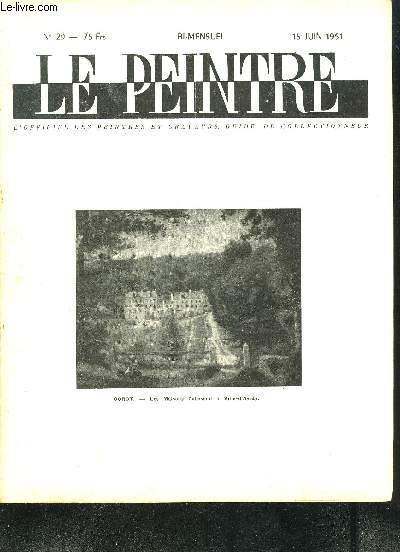 LE PEINTRE N29 / COROT / MAGAZINE L OFFICIEL DES PEINTRES ET GRAVEURS